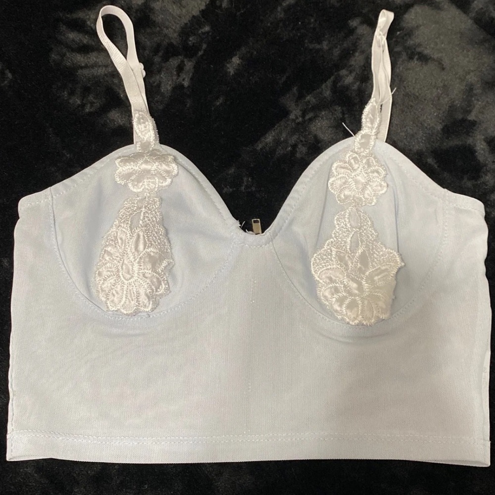 Mesh crop top